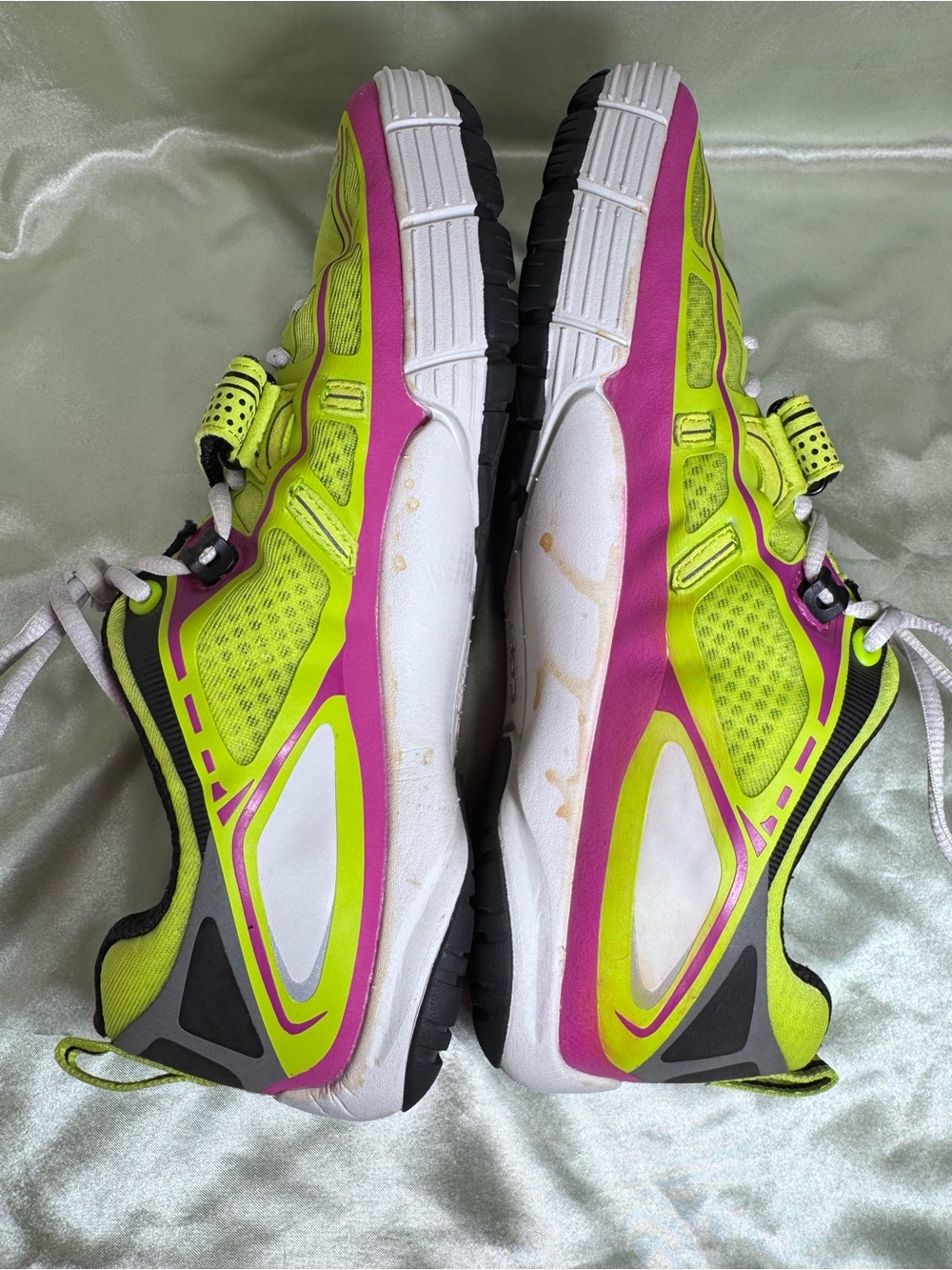 Topo Athletic Halsa Lime Orchid Zero-Drop Neon Athletic Sneakers Women’s size 10 - Picture 4 of 9